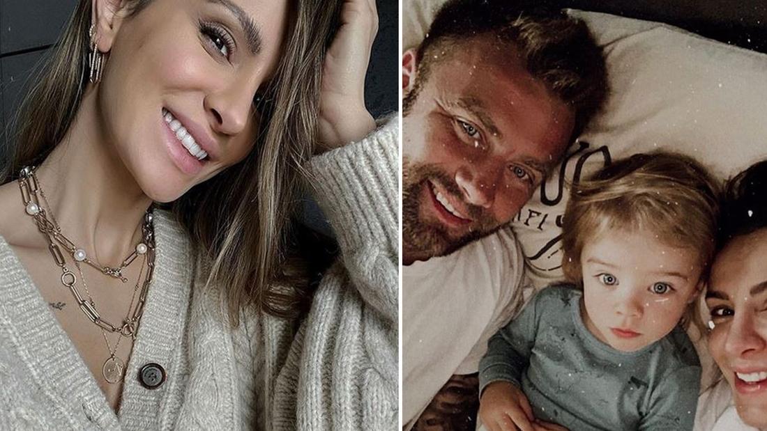 Sara Boruc z rodziną