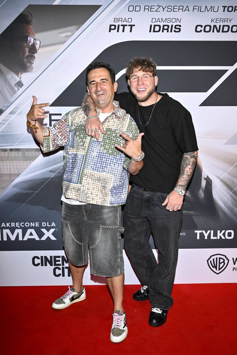 Gwiazdy na polskiej premierze filmu “F1”. Anna Czartoryska-Niemczycka z mężem, Michał Koterski, Kalczyńska z synem…