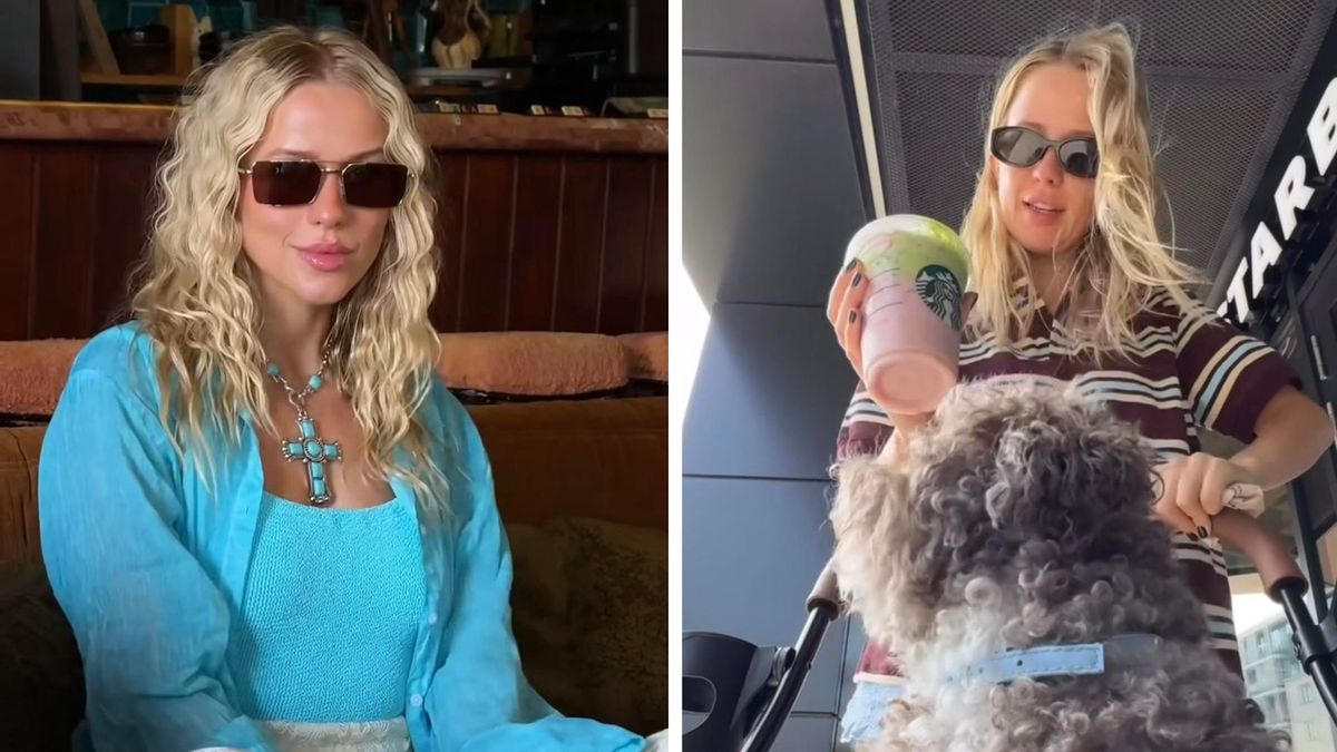 Jessica Mercedes wozi pupila w wózku po stolicy/ Fot. Instagram