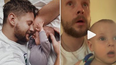 Sebastian Fabijański już dawno nie pokazywał syna. Dodał zabawny film z Bastkiem