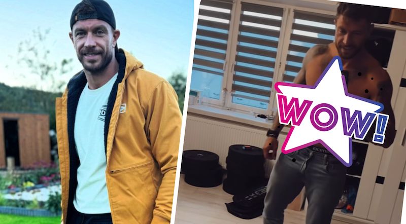 Były Dody pokazał kaloryfer na brzuchu/Instagram