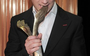 Maciej Stuhr z córką Matyldą na rozdaniu Orłów (FOTO)