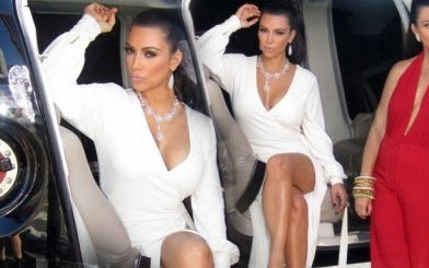 Apetyczne siostry Kardashian w Nowym Jorku (FOTO)