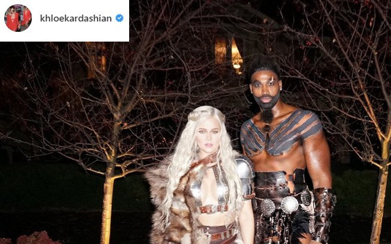 Khloe Kardashian pokazała ciążowy brzuszek na Halloween?