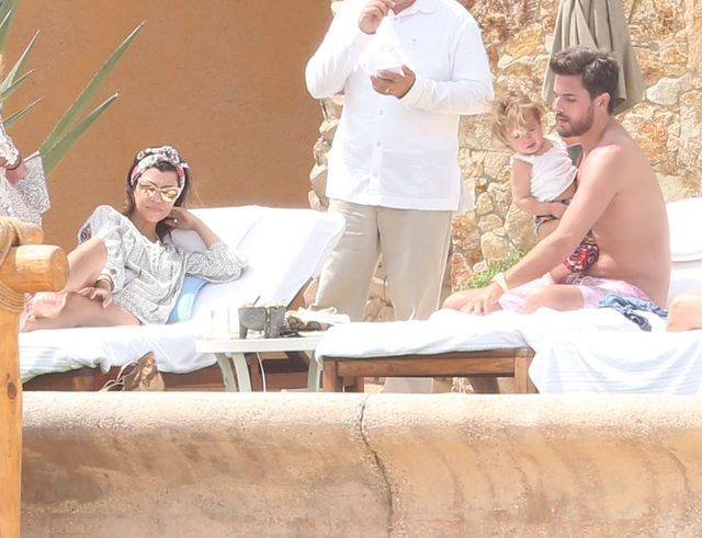 Kourtney Kardashian i Scott Disick na rodzinnym urlopie