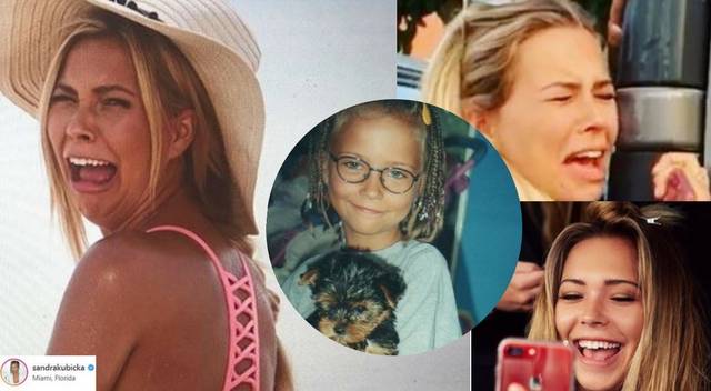 Głupie miny SANDRY KUBCKIEJ!