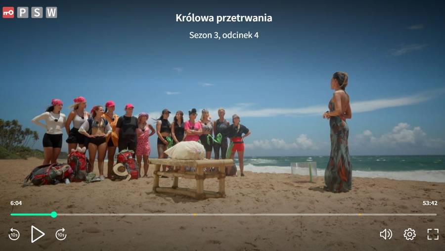 Screen Player "Królowa przetrwania"