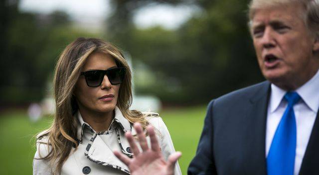 Kobieta, którą widzisz u boku Trumpa to NIE MELANIA! Zatem kto?