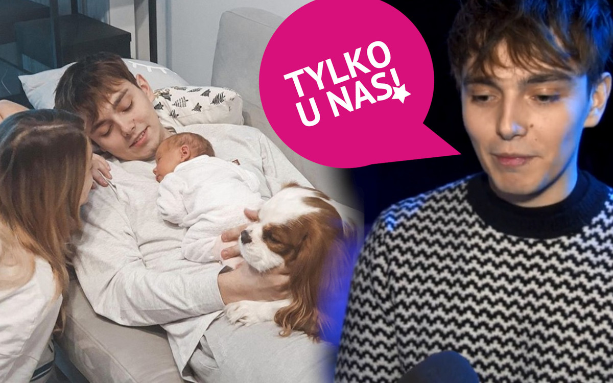 Jaś Dąbrowski o swoim WCZESNYM ojcostwie! Tak pięknie mówi o Sylwii Przybysz (WIDEO)