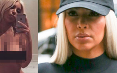 Kim Kardashian nago – 13 tygodni po porodzie zrobiła fotkę