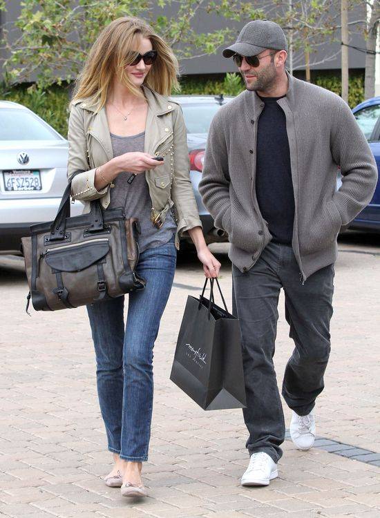 Rosie Huntington-Whiteley i Jason Statham razem