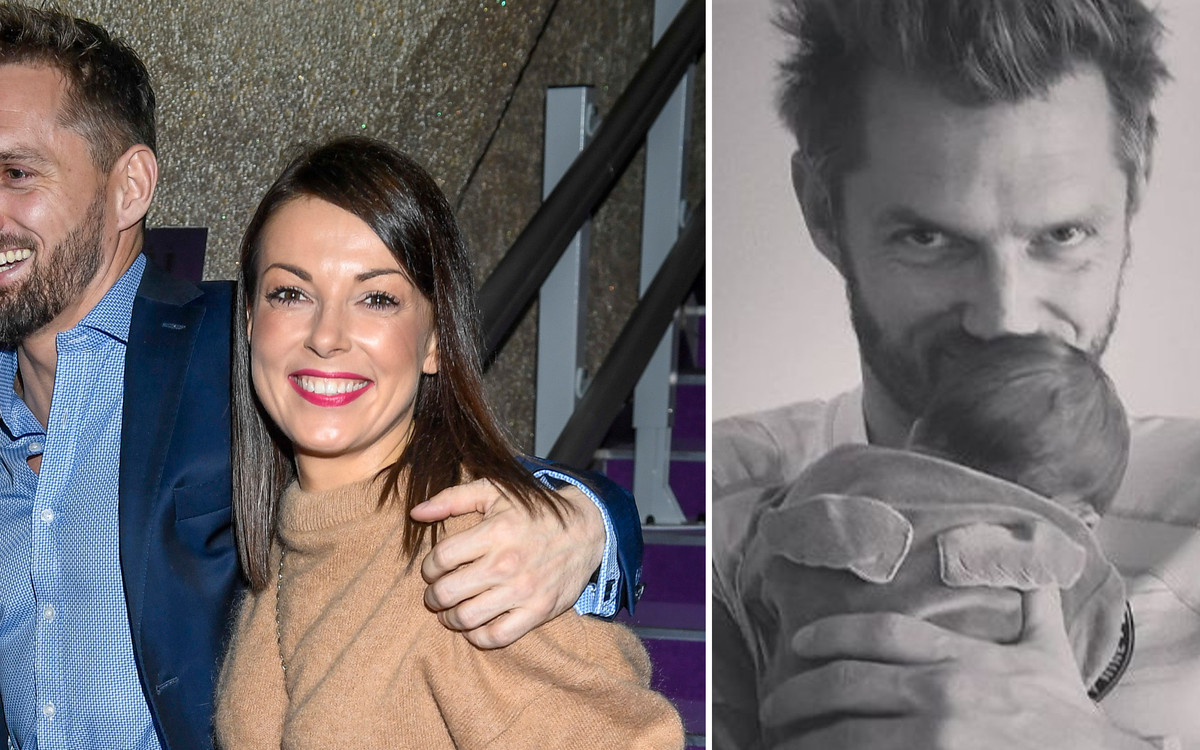 Dumny Jarosław Bieniecki tuli syna i dziękuje Kasi Glince: Mama zdrowa i piękna, jak zawsze