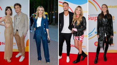 Polsat SuperHit Festiwal. Marcelina Zawadzka po raz pierwszy z ukochanym na ściance, Oliwia Bieniuk jak z Matrixa