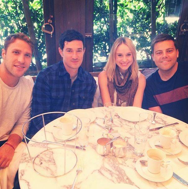 Matt Bendik i Becca Tobin na Instagramie