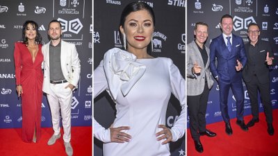 Plejada gwiazd na gali Ekstraklasy: Kurzopki, Piotr Stramowski, Radosław Majdan, Sylwia Bomba i Grzegorz Collins