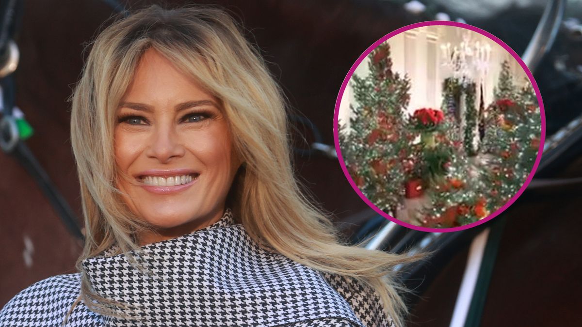 Melania Trump pokazała dekoracje świąteczne w Białym Domu