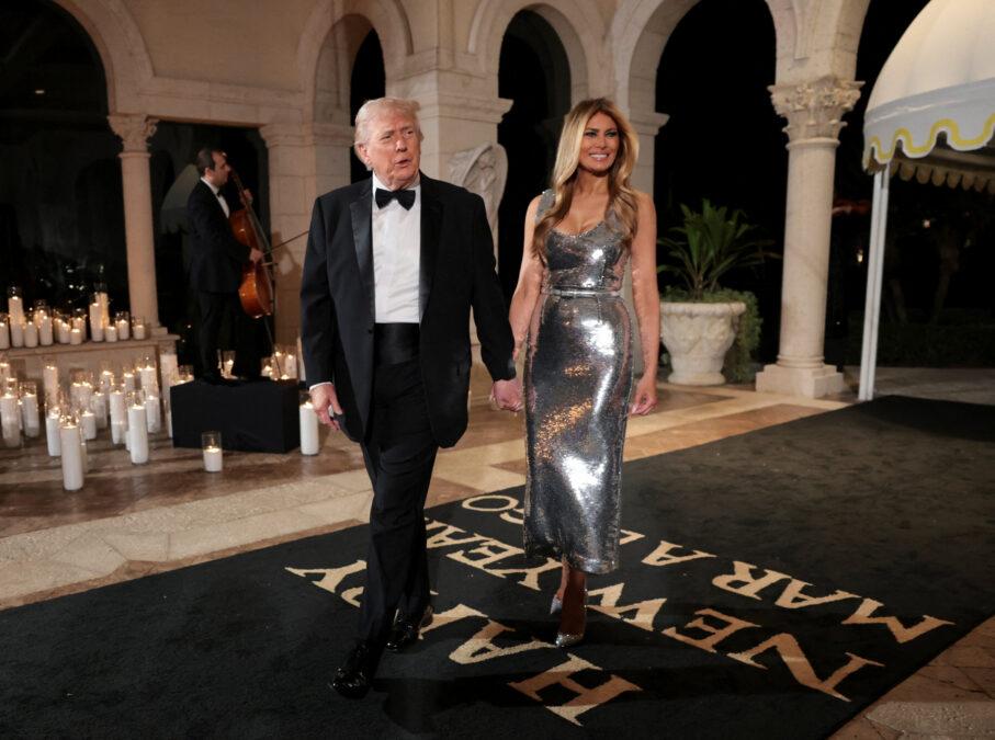 Melania Trump, Donald Trump, fot. FORUM/ Jonathan Ernst