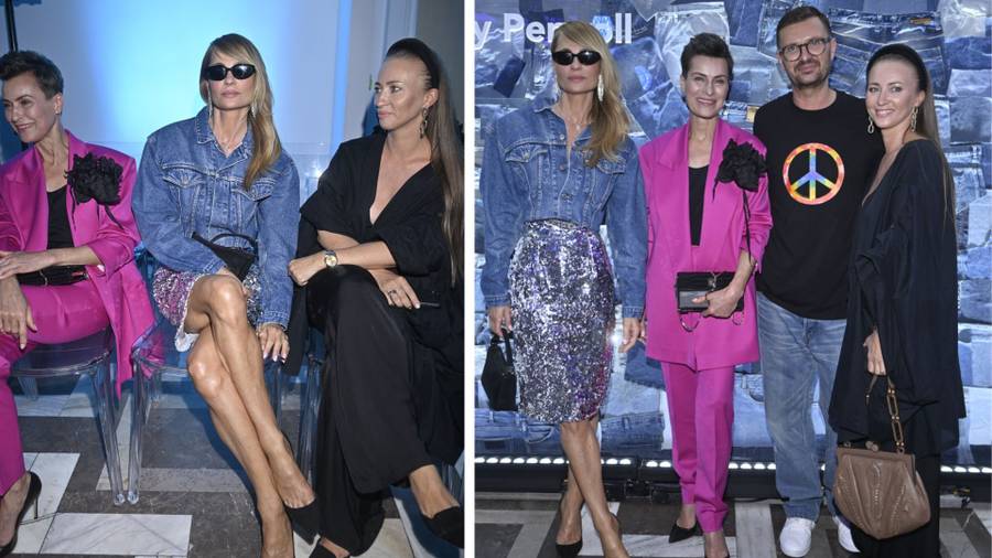 Pokaz mody PerwollxMaciej Zień. Danuta Stenka w odważnym różu, Ola Adamska debiutuje w totalnie krótkich włosach