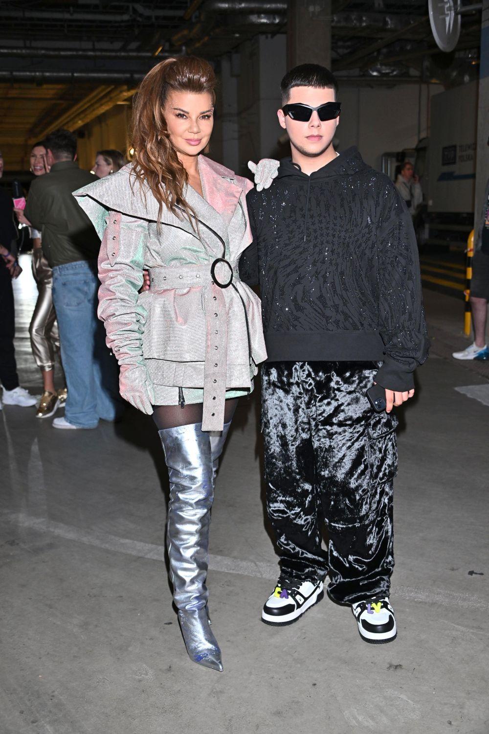 Edyta Górniak z synem/KAPIF