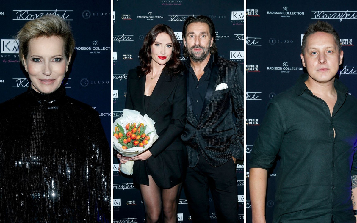 Ukochana Tomasza Iwana zorganizowała kolejny wernisaż: Rafał Brzozowski, Paulina Smaszcz, Katarzyna Paskuda…