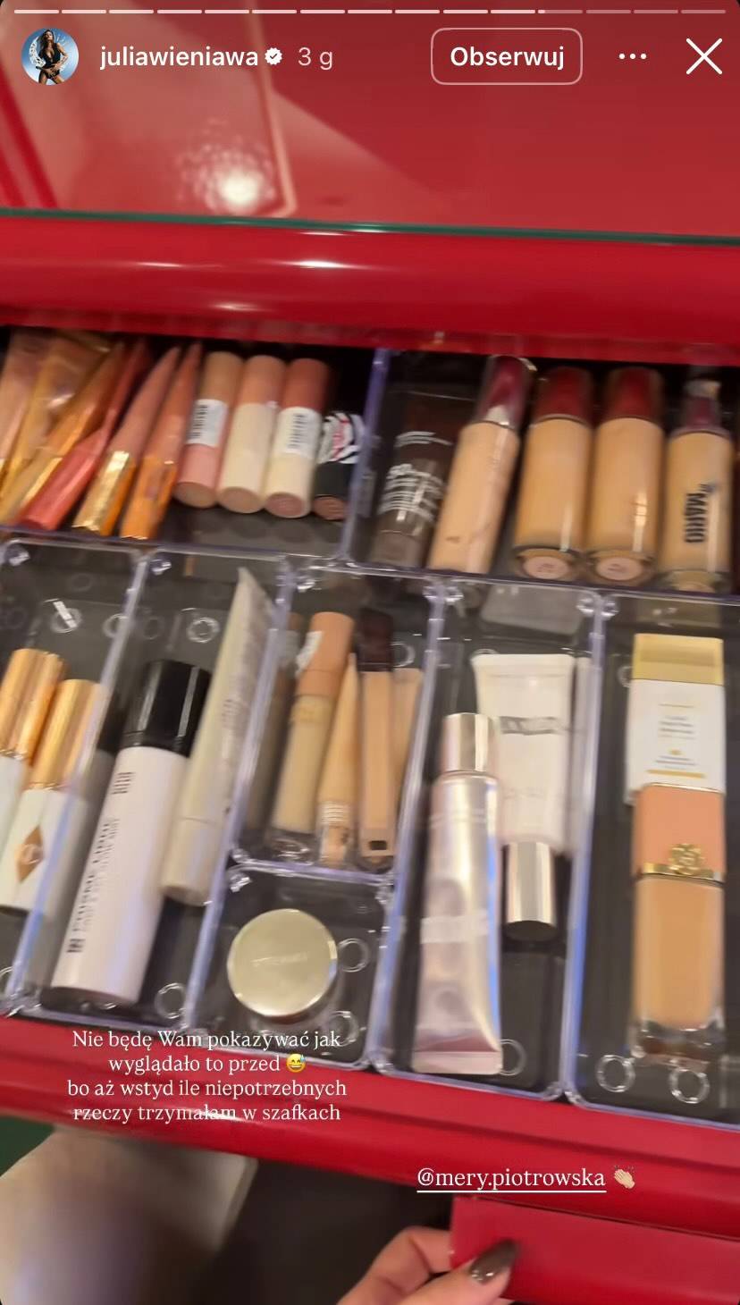 Julia Wieniawa garderoba/Instagram/juliawieniawa