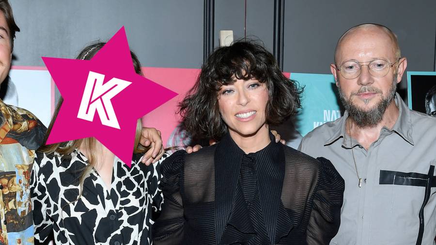 Natalia Kukulska z mężem, córką i synem