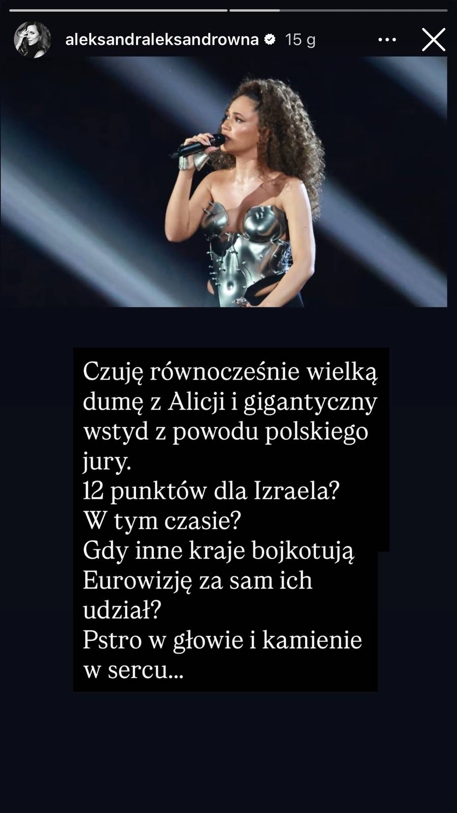 Reakcja Oli Kwaśniewskiej