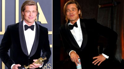 Brad Pitt z Oscarem! (ZDJĘCIA)