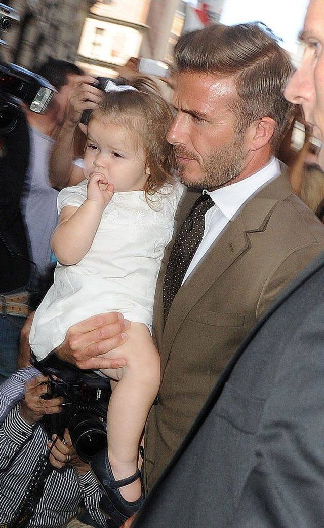 David Beckham z córeczką Harper Seven