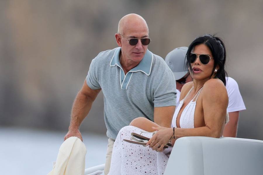 Jeff Bezos i Lauren Sanchez