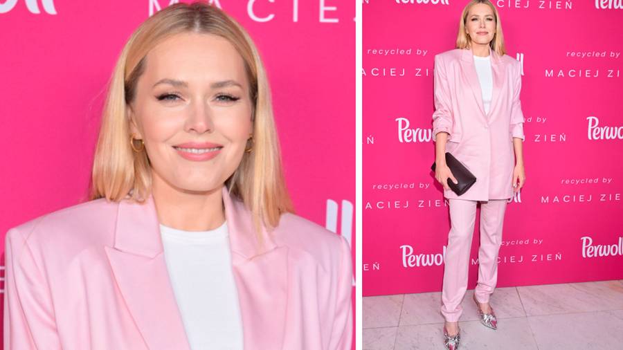 Pokaz mody PerwollxMaciej Zień. Danuta Stenka w odważnym różu, Ola Adamska debiutuje w totalnie krótkich włosach