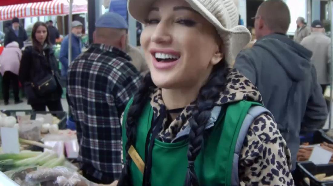 Justyna Steczkowska zaskoczyła klientów targu, fot. Instagram