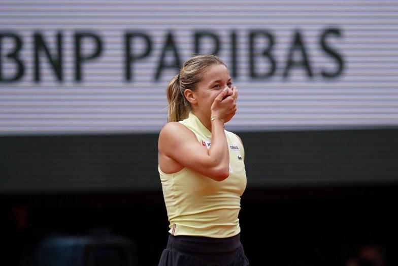 Maja Chwalińska w finale French Open 2026, fot. Instagram