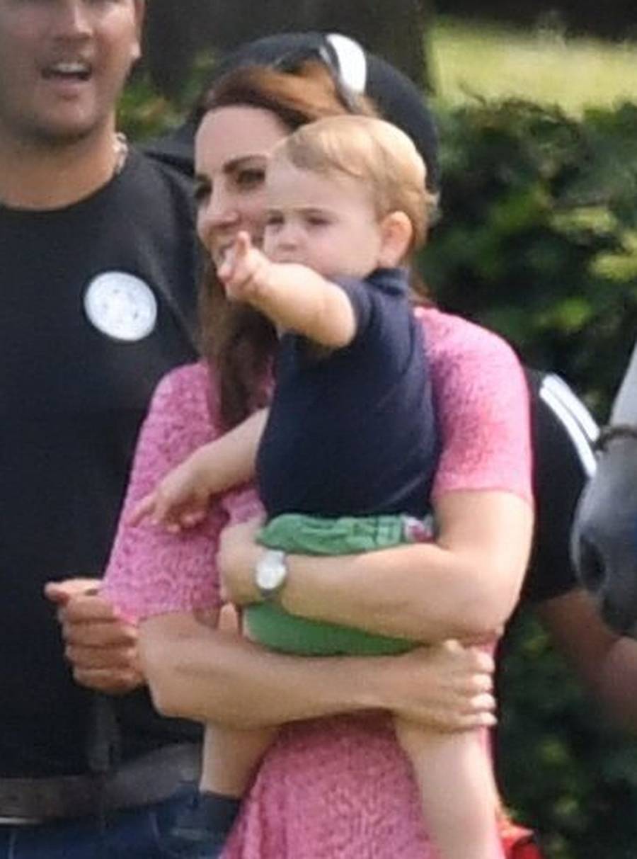 Księżna Kate i książę Louis