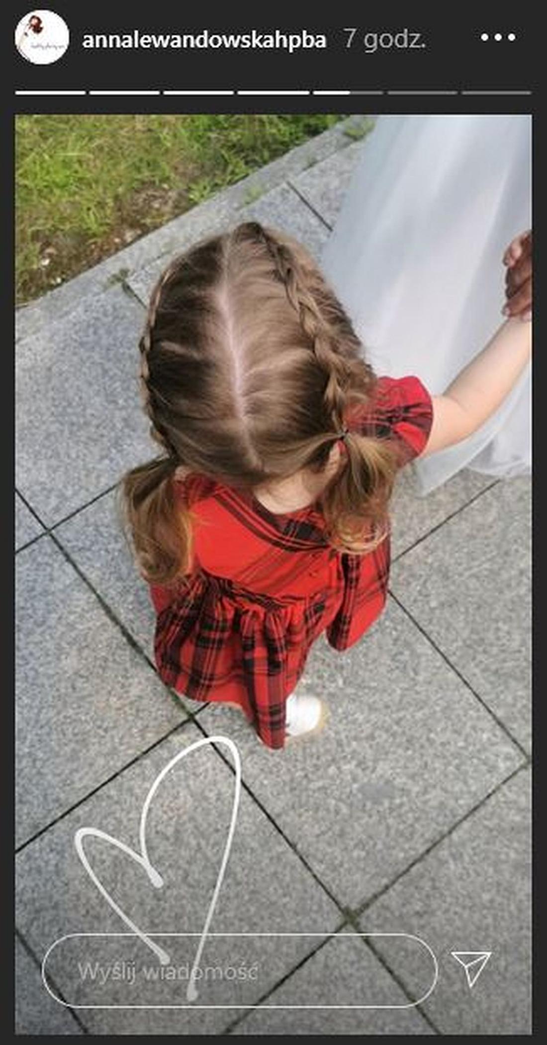 Klara Lewandowska na weselu