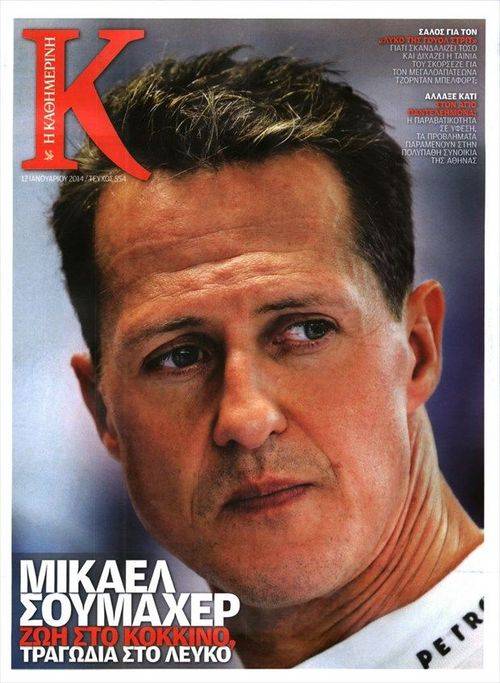 Michael Schumacher na okładkach