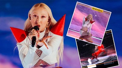 Udostępniono nagranie z próby Luny na Eurowizji! Internauci pomstują na wokal, ale wizualnie robi wrażenie