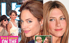 Jennifer Aniston kpi z Brangeliny