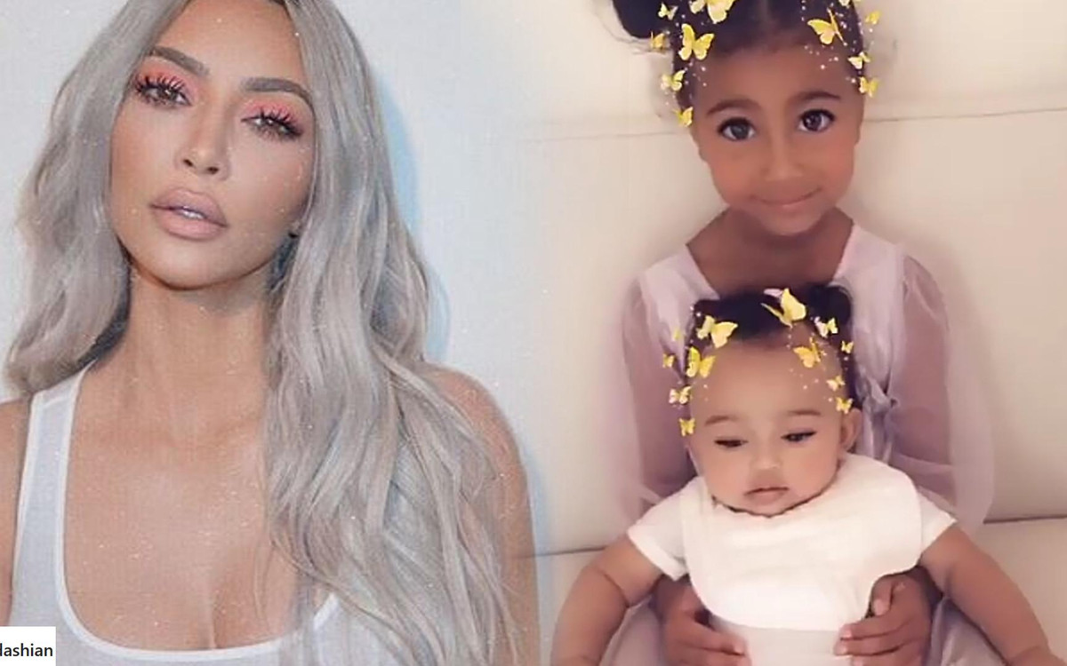 Kim Kardashian pokazała słodkie zdjęcia swoich córek North i Chicago
