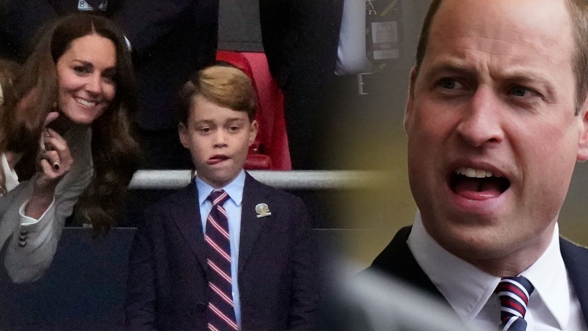 Kate i William z Georgem na finale Euro. Gdyby go ze sobą nie zabrali, zakończyłoby się to kłótnią