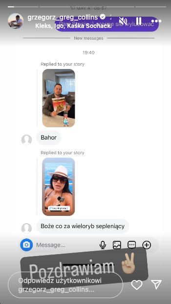 Grzegorz Collins, fot. Instagram.