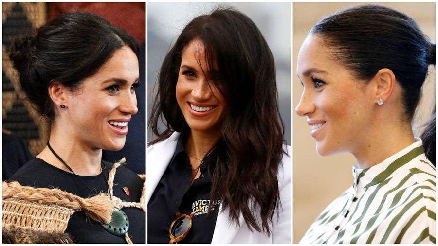 Fryzury Meghan Markle