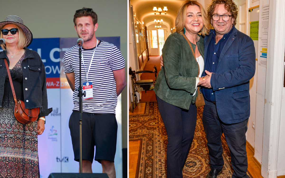 Antek Królikowski pozuje z mamą. „Fajnego ma pani syna”