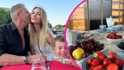 Izabela Janachowska pozuje w swojej kuchni. Śniadania jak w rodzinie królewskiej