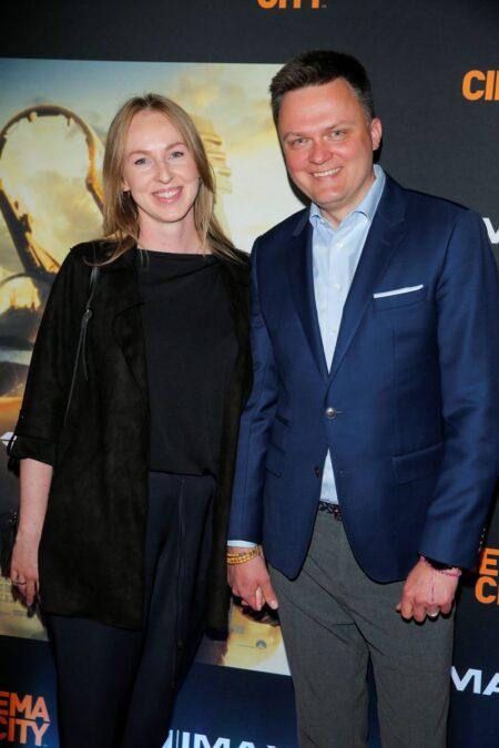 Szymon Hołownia z żoną/AKPA