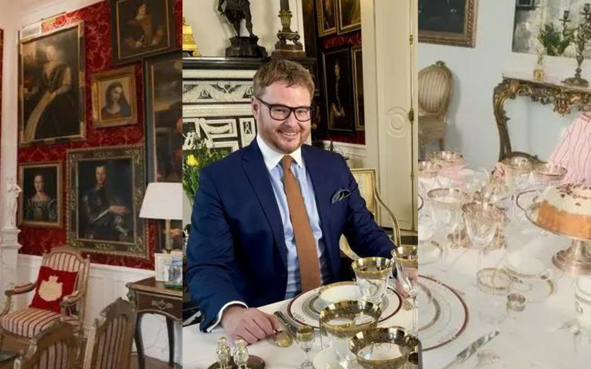 Wielkanoc w pałacu Lubomirskich. Luksus aż wylewa się ze ścian