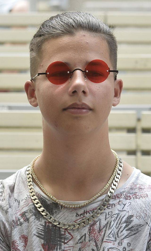 Edyta Górniak na próbie w Opolu z synem Allanem