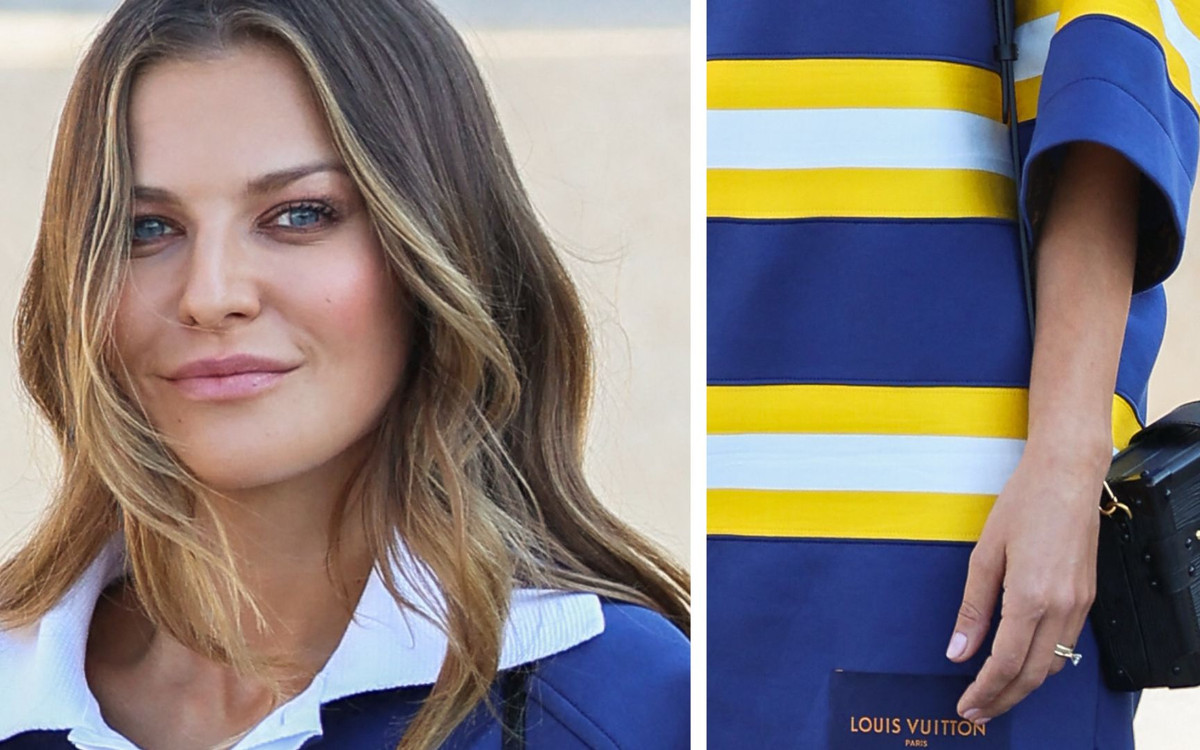 Anna Lewandowska na Fashion Weeku. Wyjątkowo mało elegancka stylizacja (ZDJĘCIA)