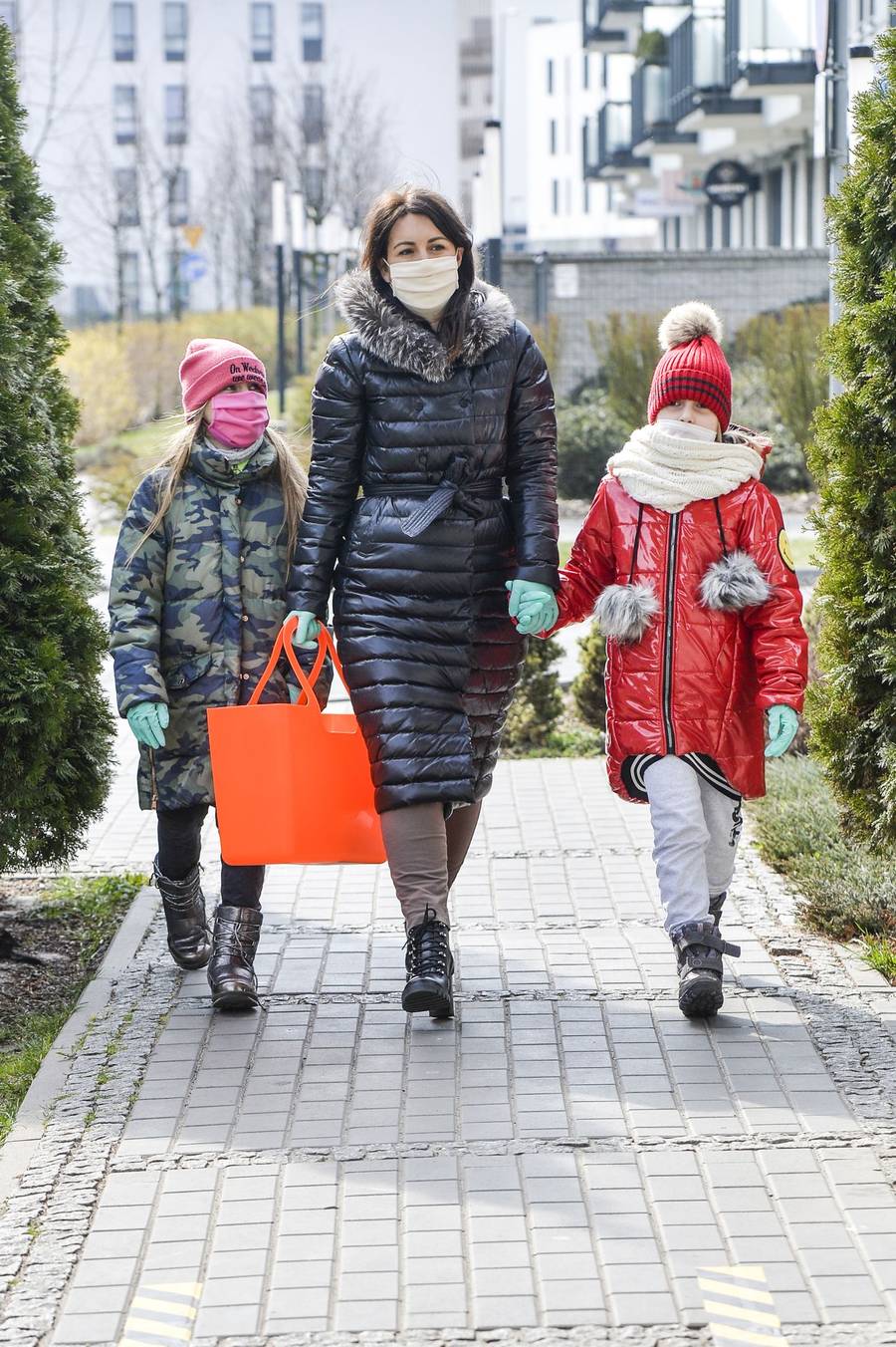 Eliza Gwiazda z córkami