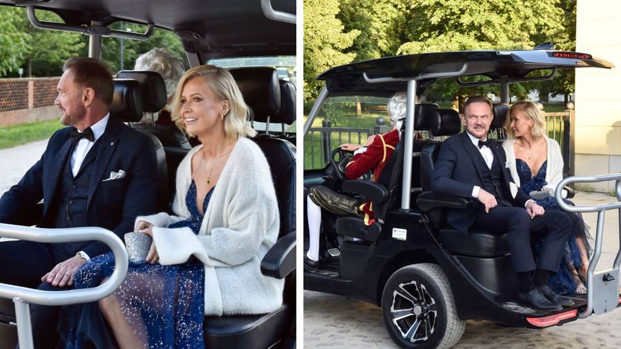 Gwiazdy na balu charytatywnym. Kurdej-Szatan, Edyta Pazura, Rafał Zawierucha z piękną żoną